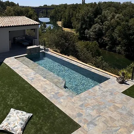 Villa La Pangea Un Havre De Paix Unique Avec Vue Sur La Riviere Et La Nature Gignac (Herault)